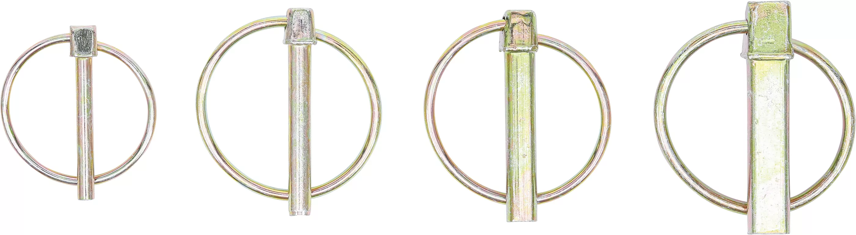 Klappsplinte-Sortiment | Bolzen-Ø 4,5 - 11 mm | 32-tlg.