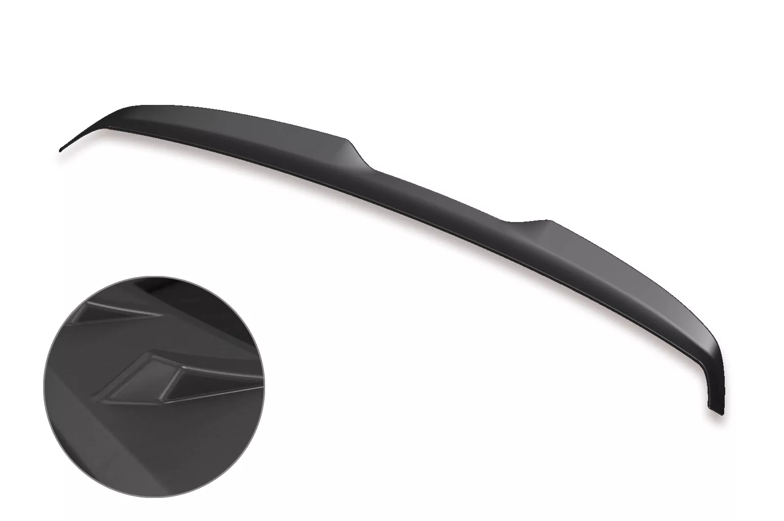 Heckflügel mit ABE für VW Golf 7 Variant Lackierfreundlich (schwarz matt)