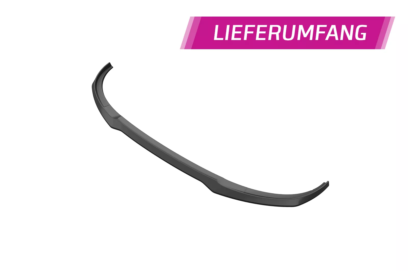 Cup-Spoilerlippe mit ABE für BMW 3er (G20/G21) Limousine und Touring CSL534 Schwarz Strukturiert