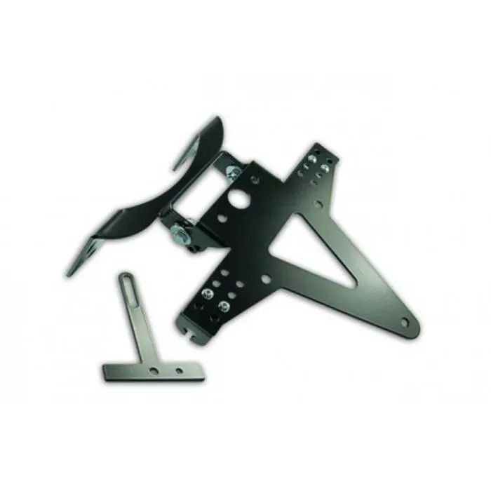 Kennzeichenhalter Suzuki Gsx-r 1000, Bj. 07-08, Verstellbar, Schwarz, Inkl. Reflektorhalter