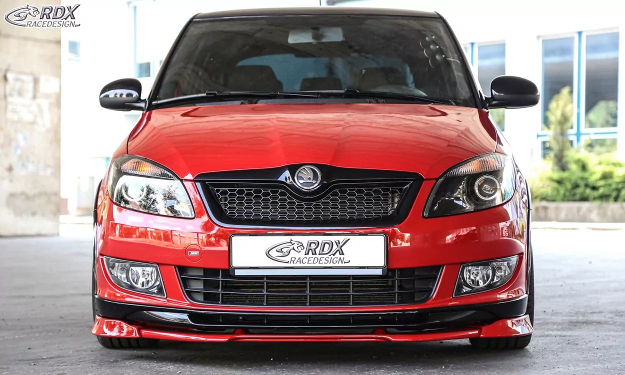 RDX Frontspoiler VARIO-X für SKODA Fabia 2 Typ 5J 2010+ Monte Carlo Frontlippe Front Ansatz Vorne Spoilerlippe