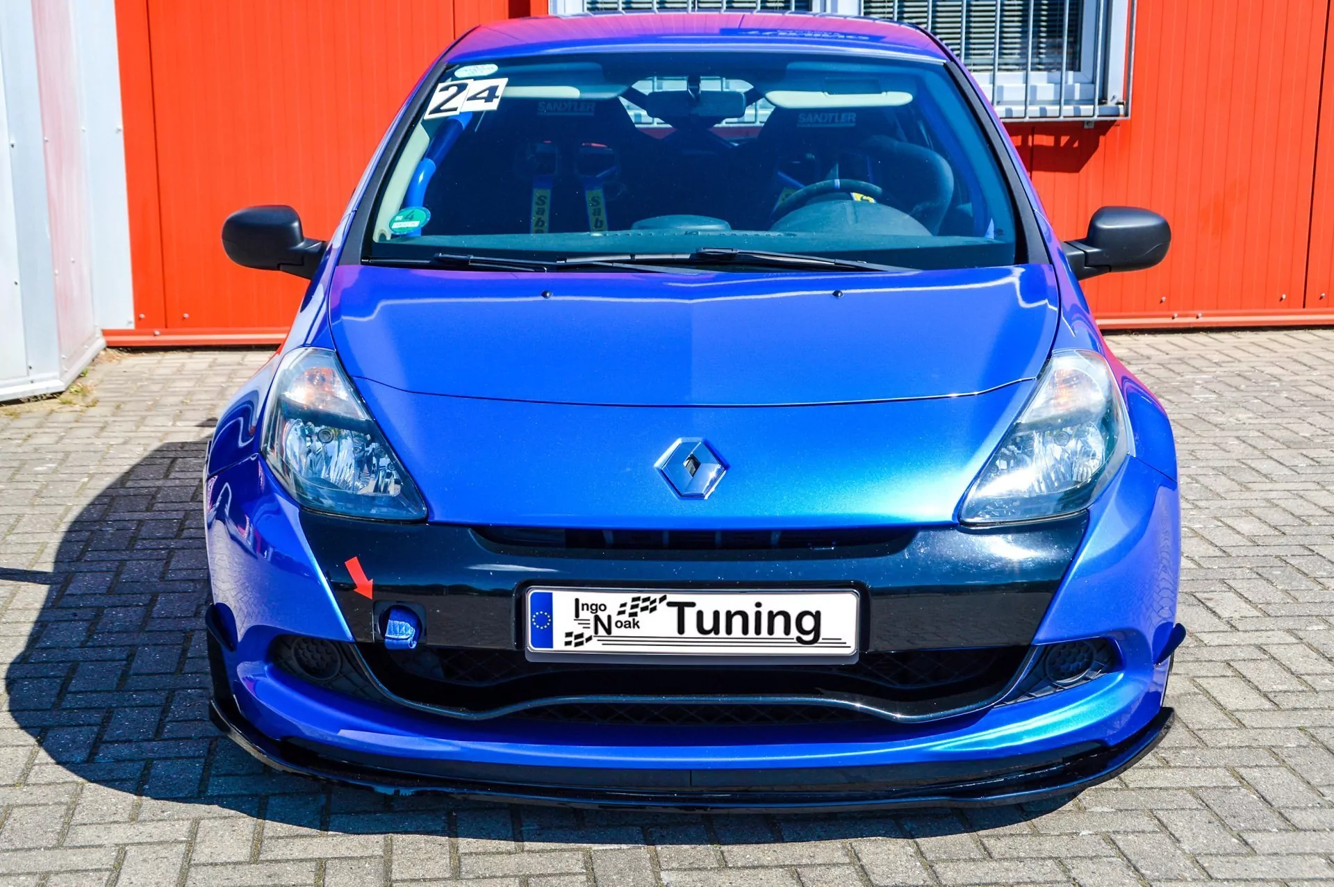 Cuplippe Spoilerschwert ABS für Renault Clio 3 Phase2 RS