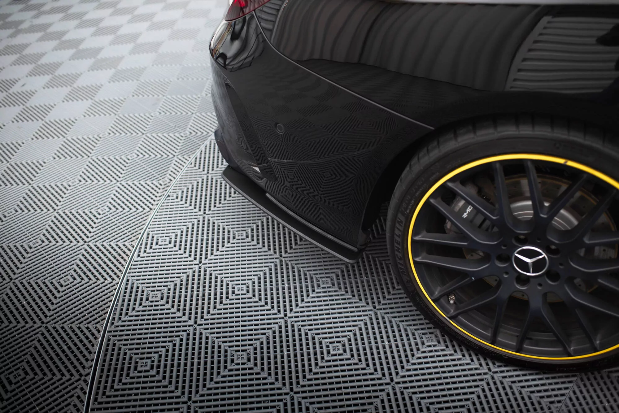 Street Pro Heck Ansatz Flaps Diffusor Für Mercedes-AMG CLA 45 C117 Facelift