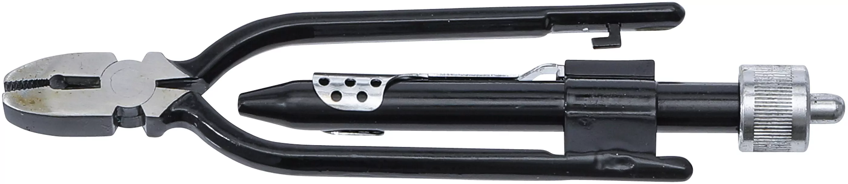 Draht-Drehzange mit Feder, 200 mm, schwarz, - für Drahtstärken bis 0,8 mm