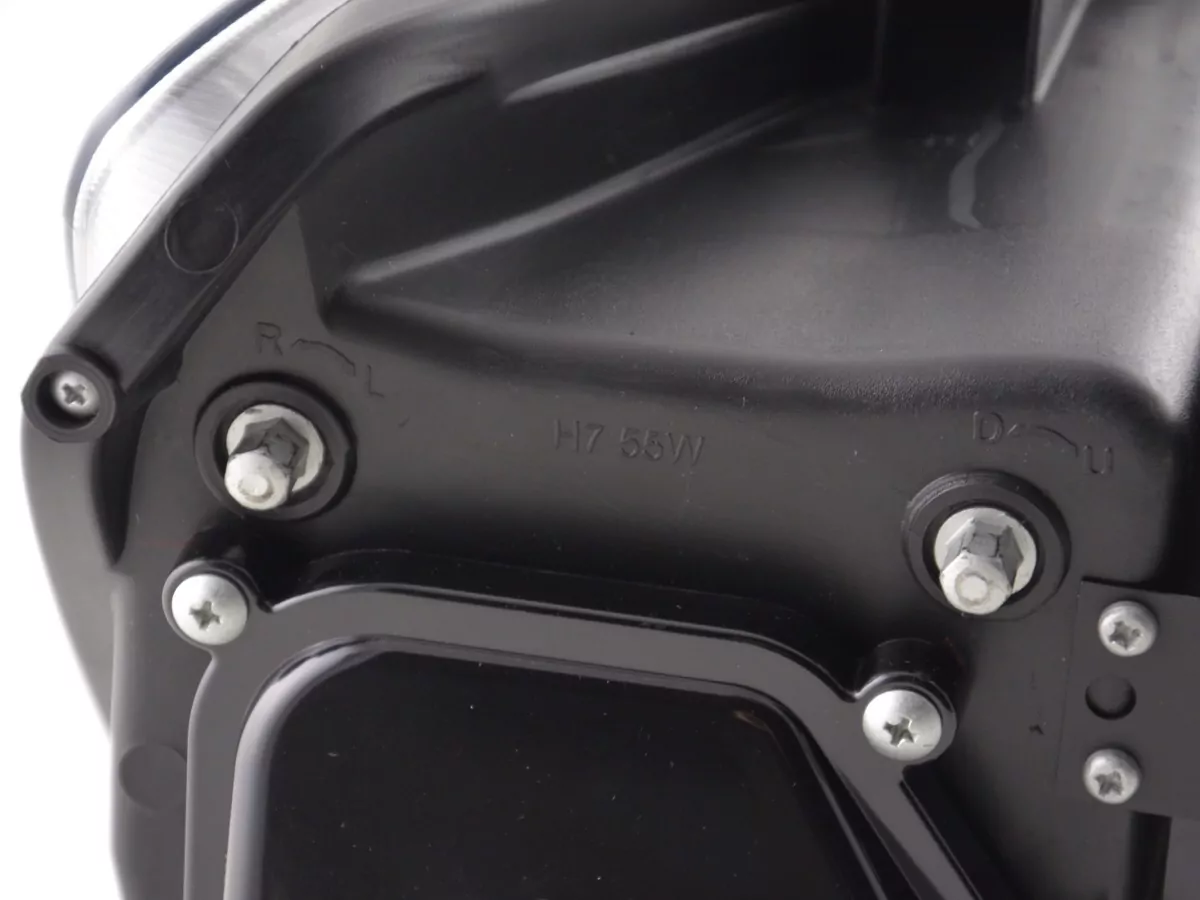 Scheinwerfer Set Daylight LED Tagfahrlicht VW Polo 6R Bj. 09- schwarz für Rechtslenker