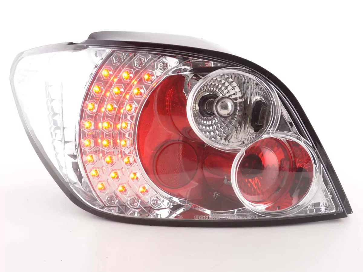 LED Rückleuchten Set Peugeot 307 Bj. 01-04 chrom