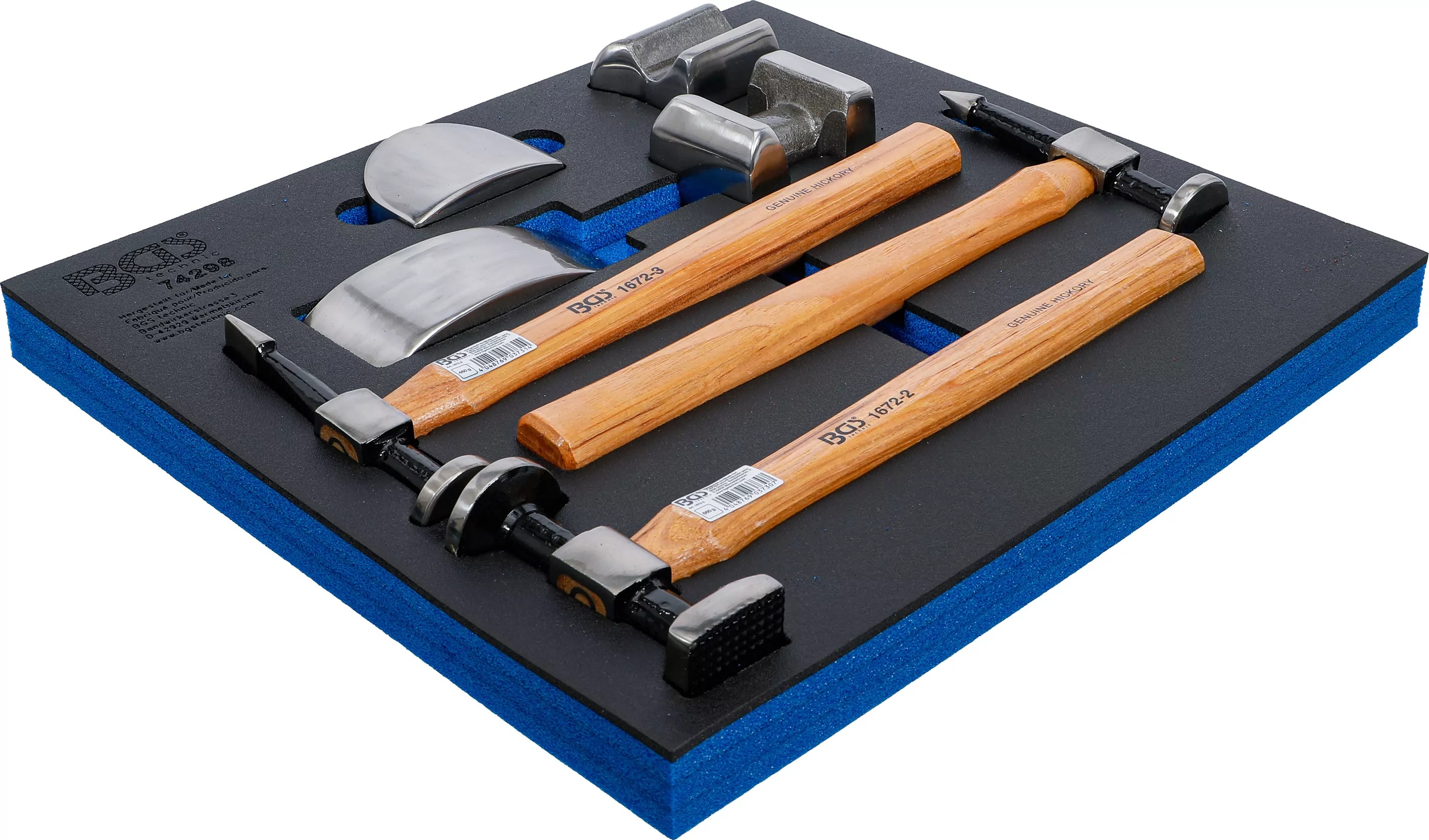 Werkstattwageneinlage 2/3: Karosserie-Ausbeul-Satz | 7-tlg.