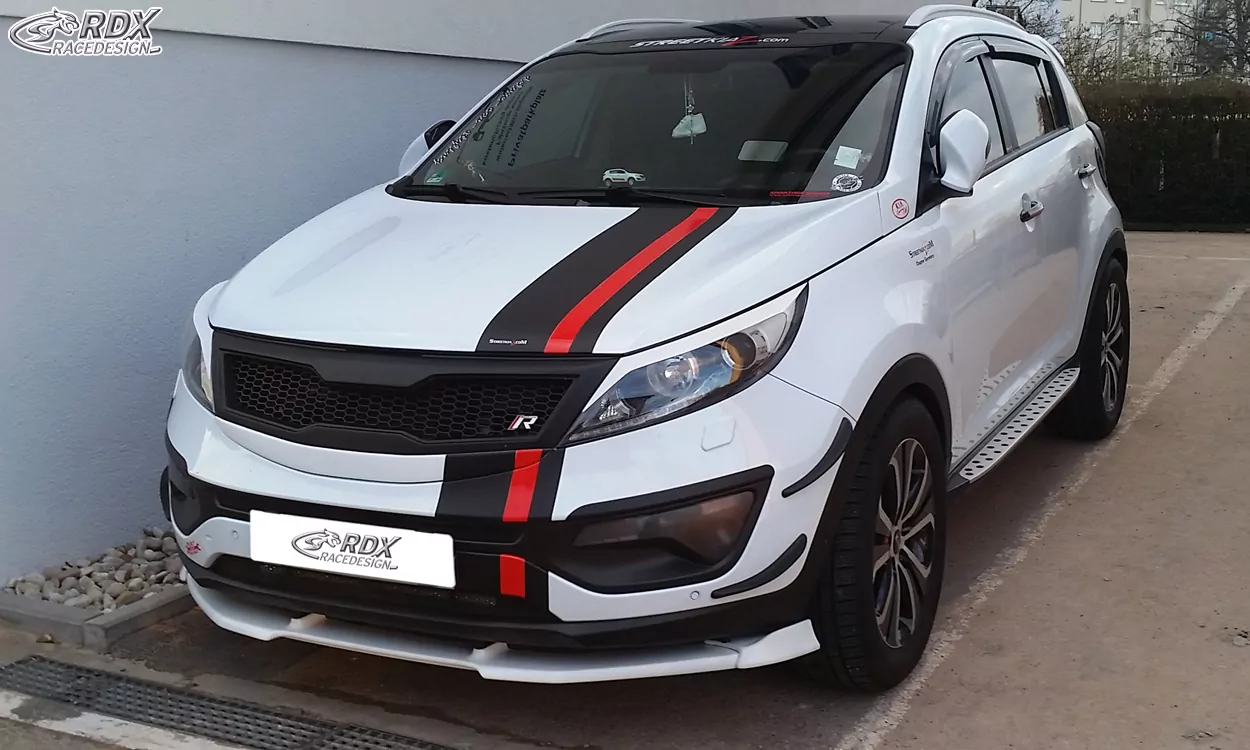 RDX Frontspoiler VARIO-X für KIA Sportage (SL) Frontlippe Front Ansatz Vorne Spoilerlippe