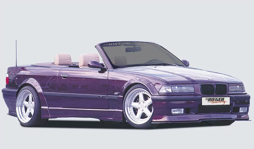 Rieger Scheinwerferblenden Cabrio, Coupé für BMW 3er E36 | Coupé 01.90-12.99 NICHT GEEIGNET für XENONSCHEINWERFER !!!
