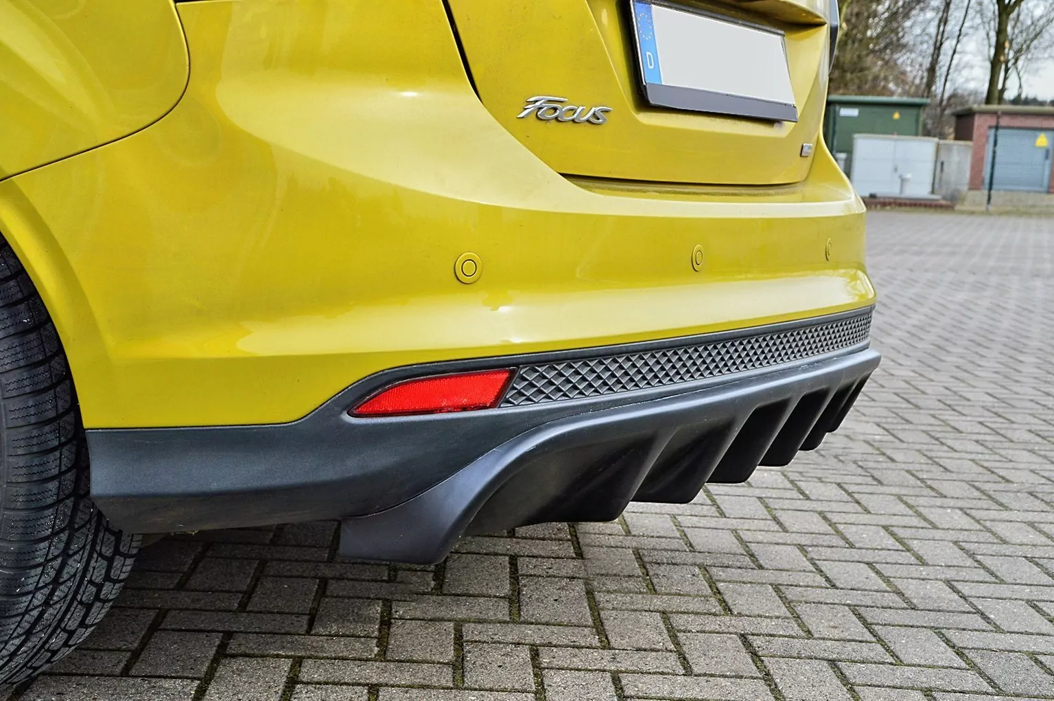 Heckansatz Heckdiffusor für Ford Focus : DYB Bj. 2010-2014