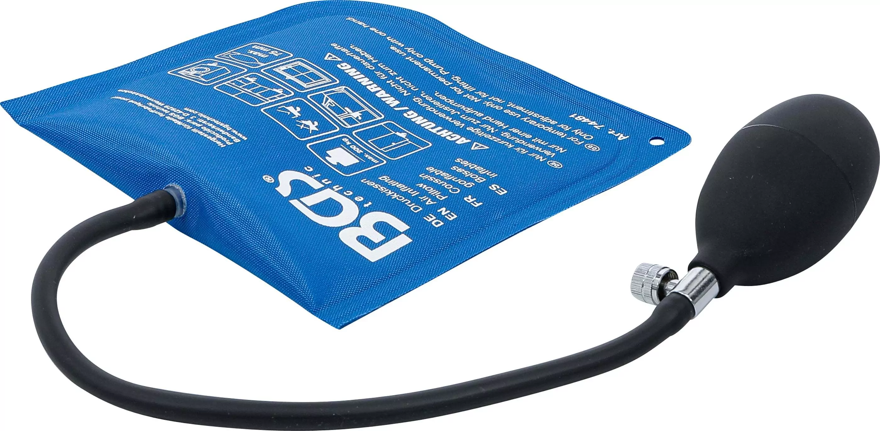 Druckkissen | mit Handpumpe | Quadrat | 165 x 150 mm