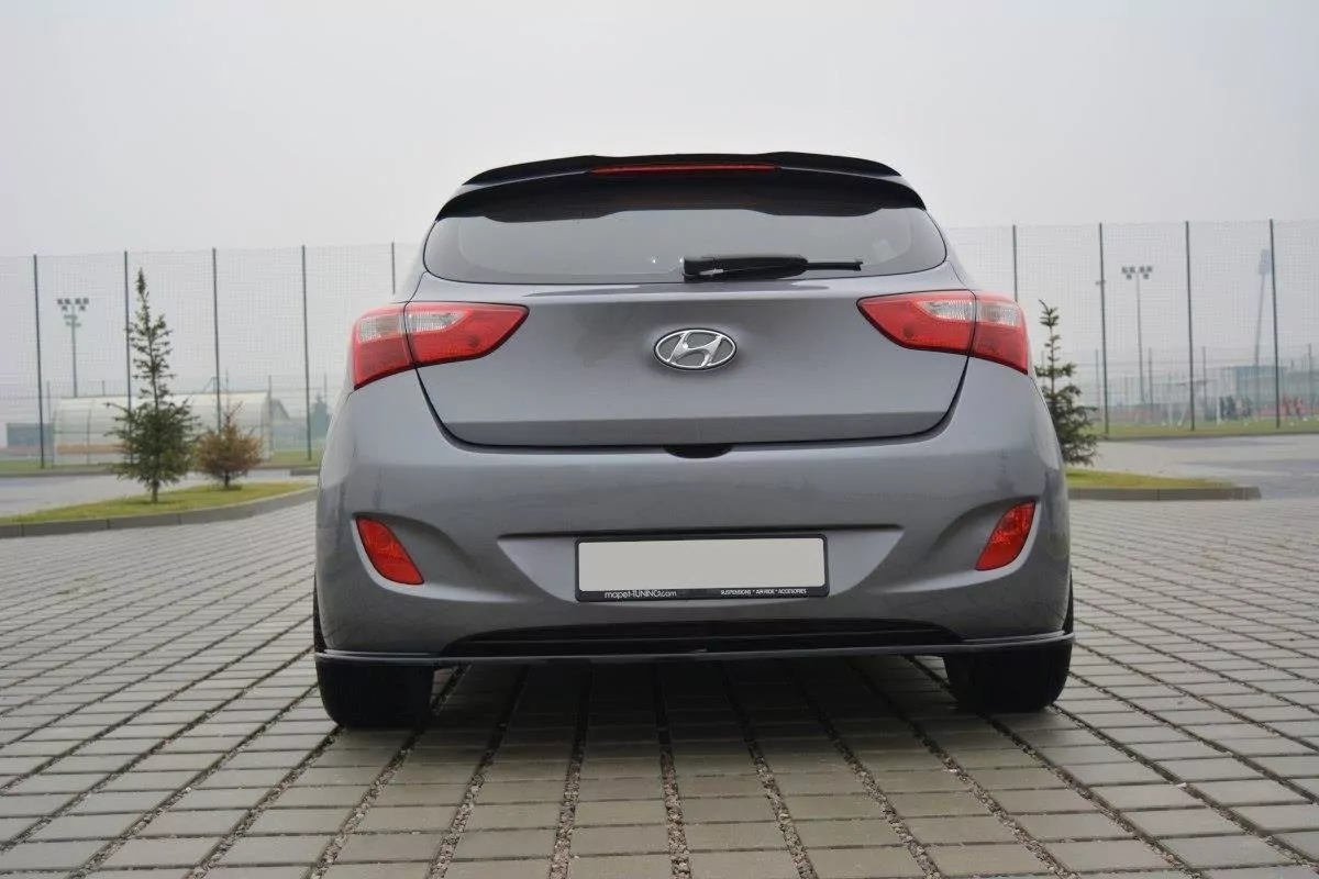 Spoiler CAP Passend Für Passend Für Hyundai I30 Mk.2 Schwarz Hochglanz Schwarz Hochglanz
