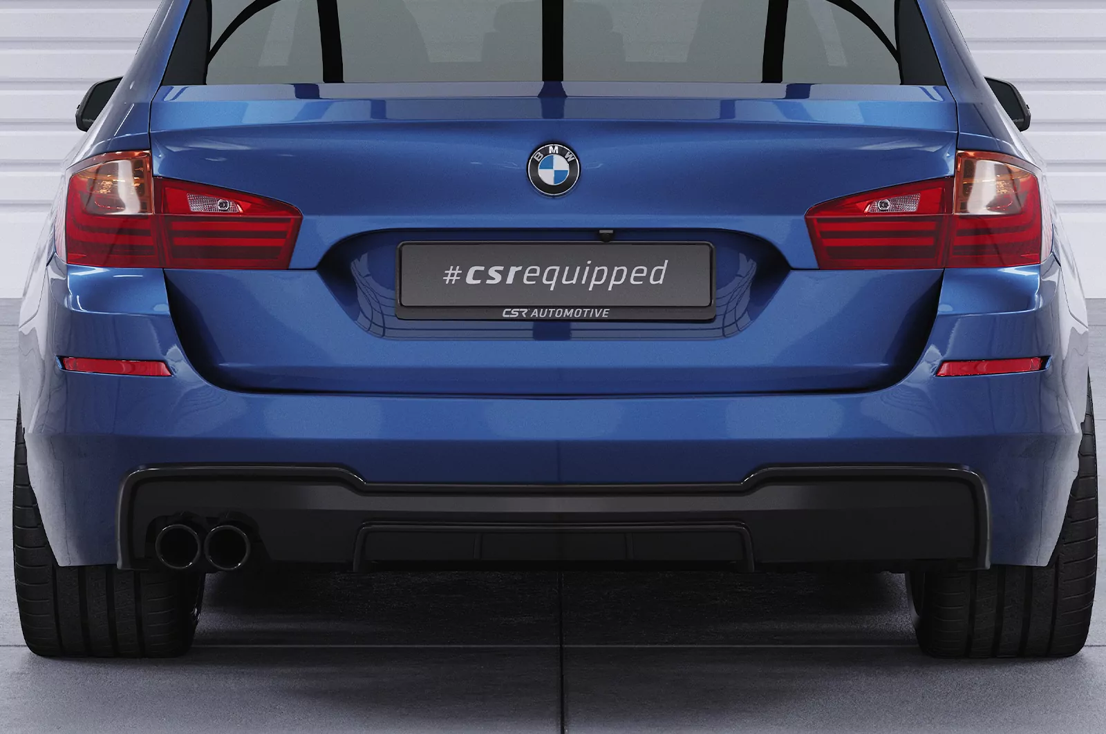 Heckansatz für BMW 5er F10 / F11 HA264 Strukturiert (schwarz matt)