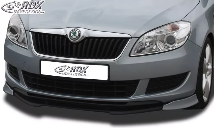 RDX Frontspoiler VARIO-X für SKODA Fabia 2 Typ 5J 2010+ (auch für Roomster & Praktik) Frontlippe Front Ansatz Vorne Spoilerlippe