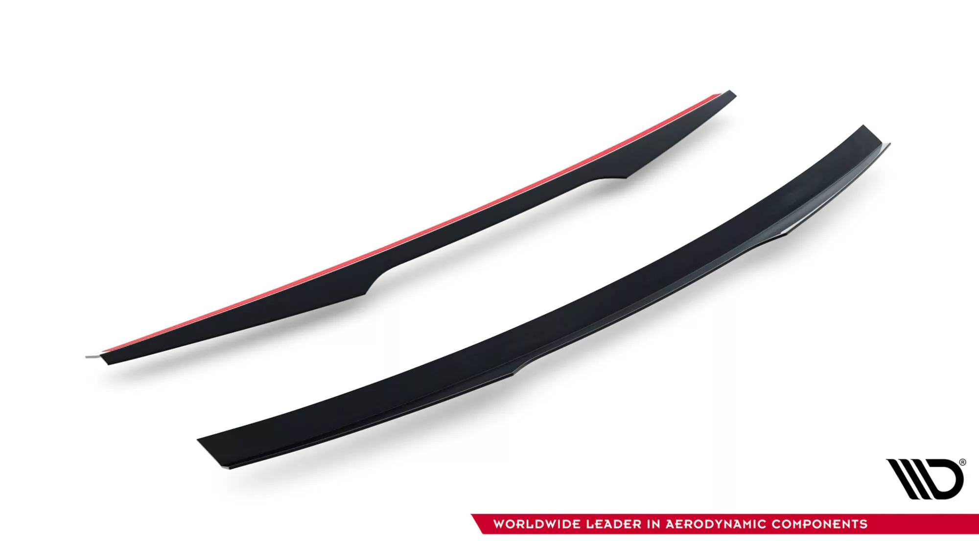 Spoiler CAP Für Ford Fiesta ST / ST-Line Mk8 / Mk8 Facelift (Für Spoiler FO-FI-8-ST-FH1FP) Schwarz Hochglanz
