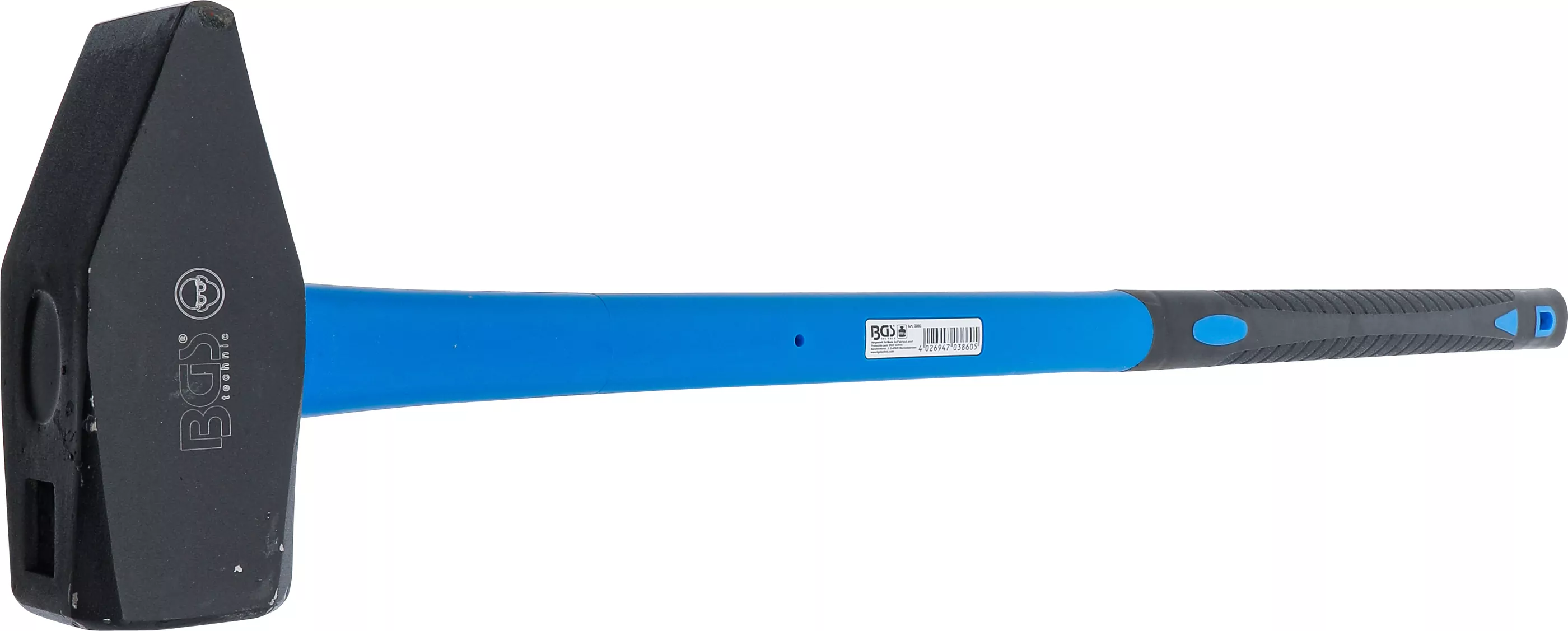 Vorschlaghammer | DIN 1042 | Fiberglasstiel | Ø 65 mm | 5000 g