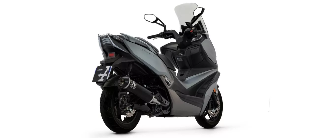 Arrow Urban Aluminium Schwarz KYMCO XCITING 400i S 21-22