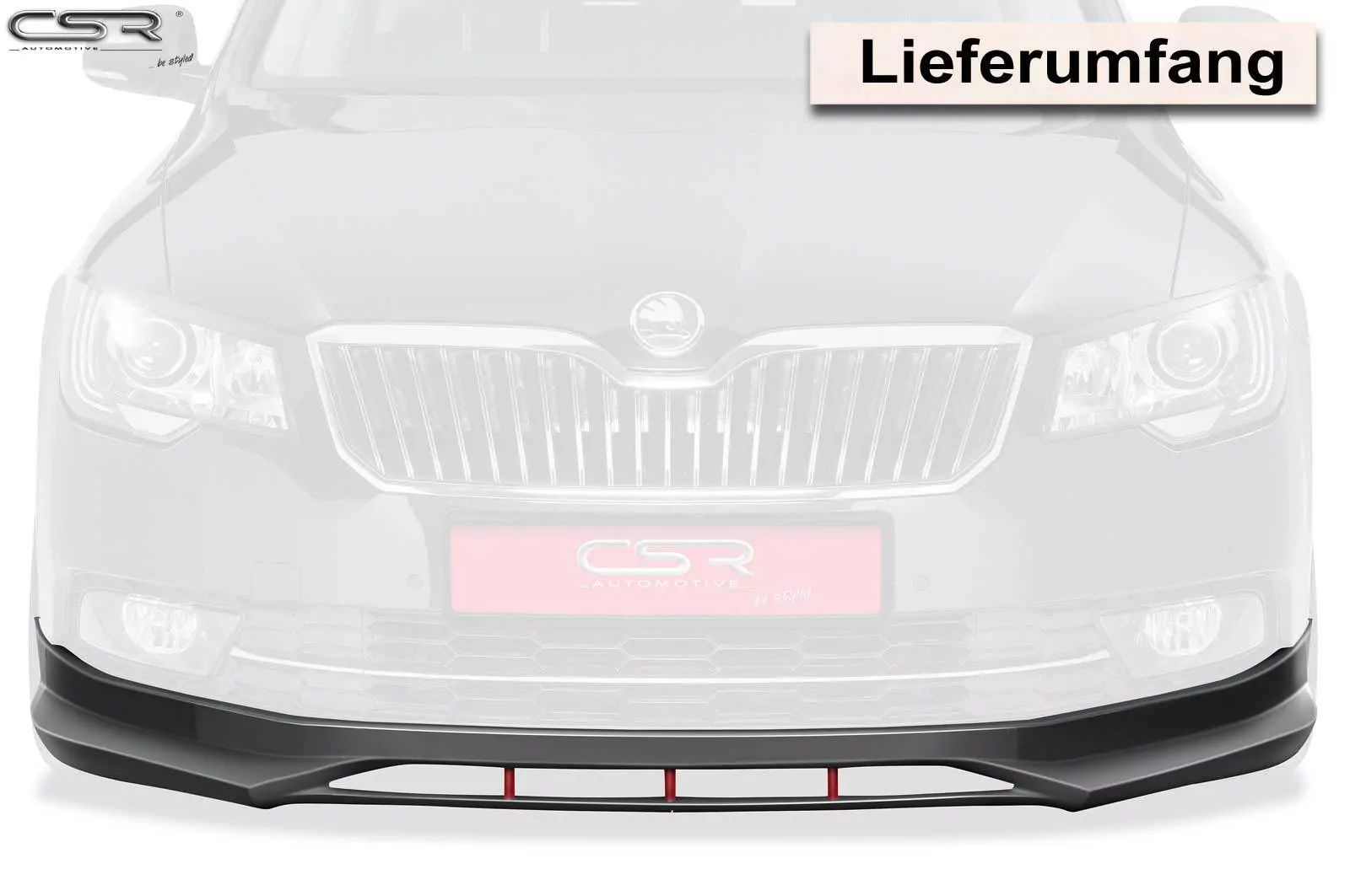 Frontansatz für Skoda Superb II 3T FA252