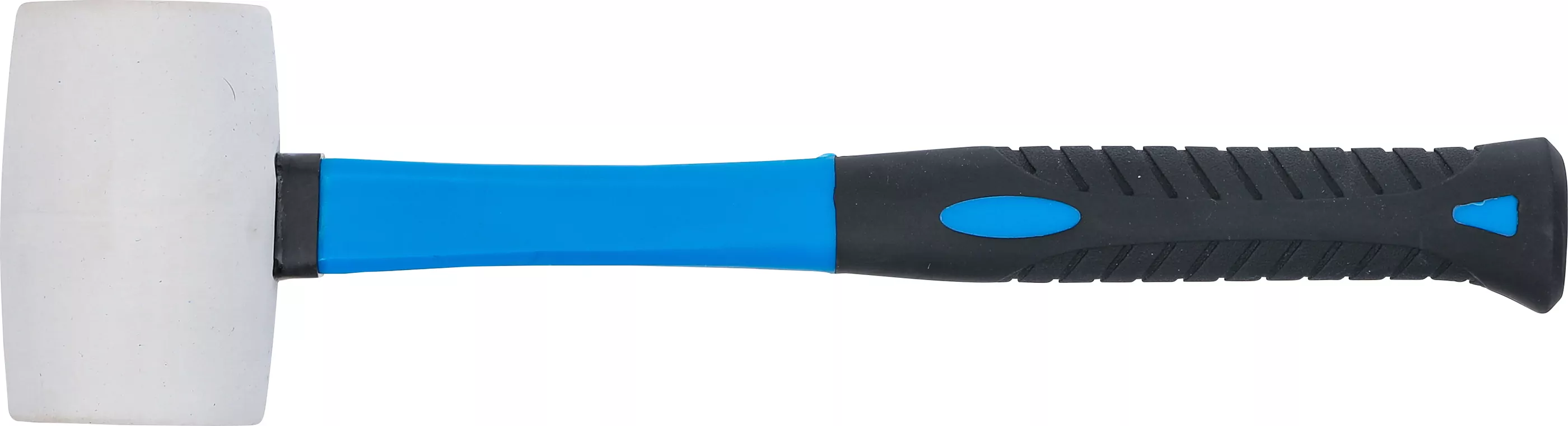 Gummihammer | Fiberglasstiel | weißer Kopf | Ø 48 mm | 250 g
