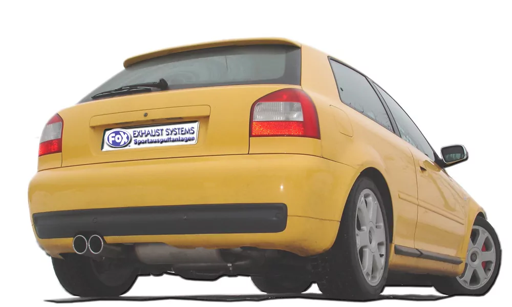 Audi S3 Typ 8L  Endschalldämpfer Ø70mm - 2x80 Typ 16