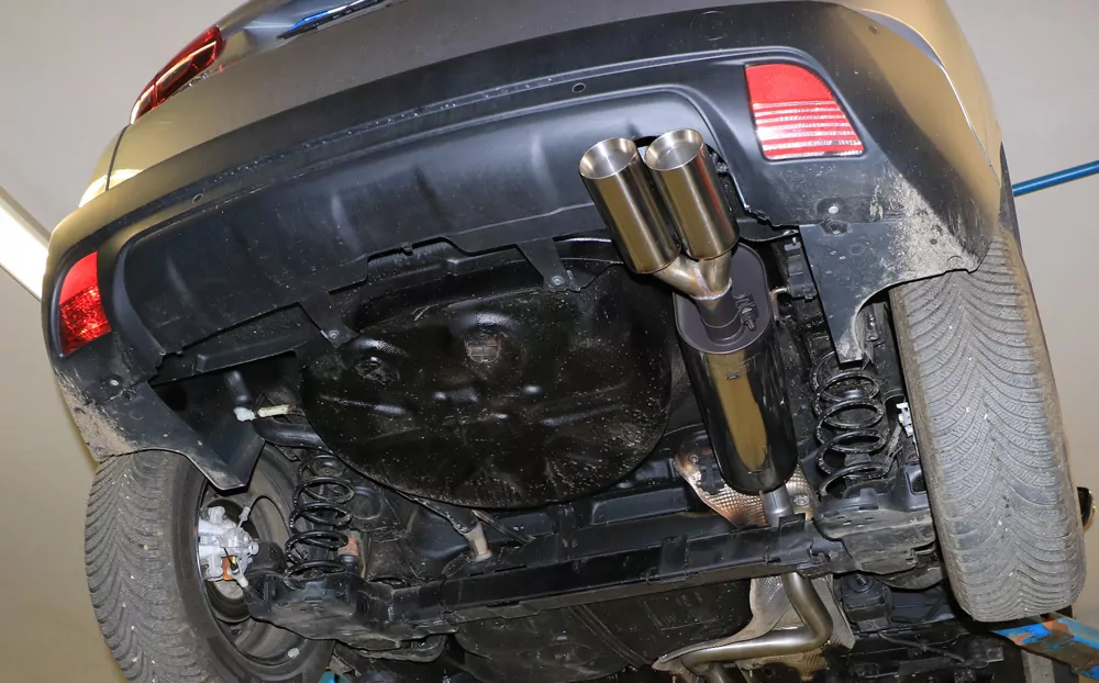 Peugeot 2008  Endschalldämpfer - 2x80 Typ 25