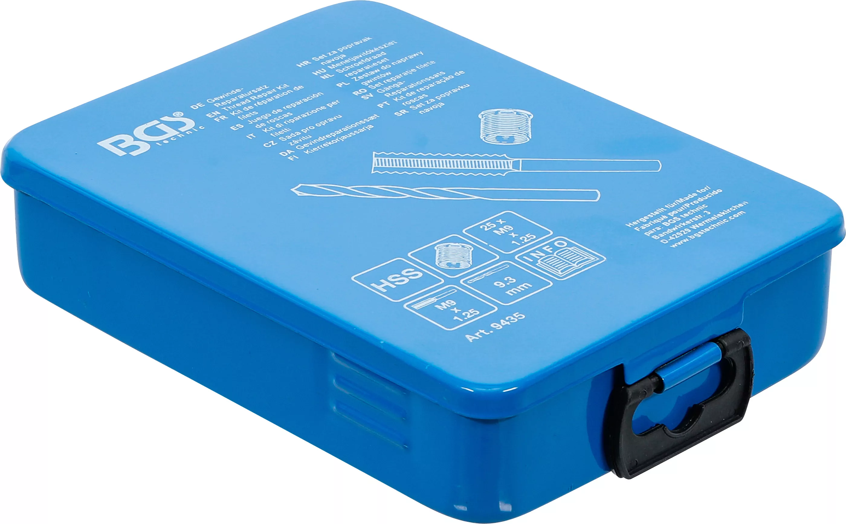 Gewinde-Reparatursatz | M9 x 1,25 mm | 30-tlg.