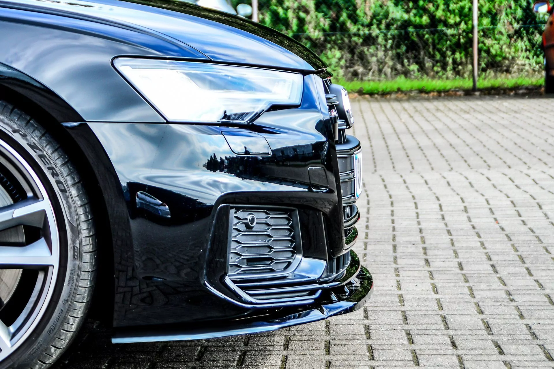 Cup Frontspoilerlippe für Audi A6 S-Line + S6 4K C8 ab Bj. 2018-