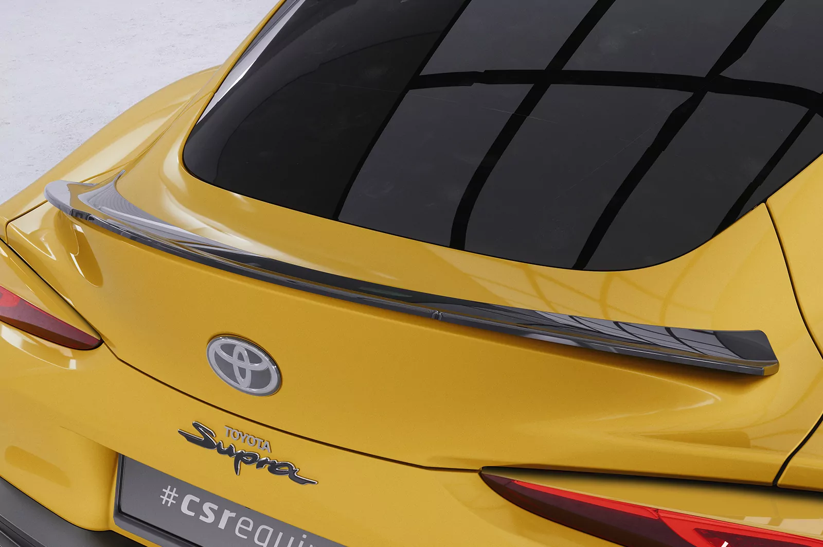 Heckflügel mit ABE für Toyota GR Supra (A90) HF719 Strukturiert (schwarz matt)