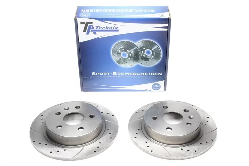 TA Technix Sport Bremsscheiben Satz Hinterachse passend für Opel Insignia/Saab 9-5