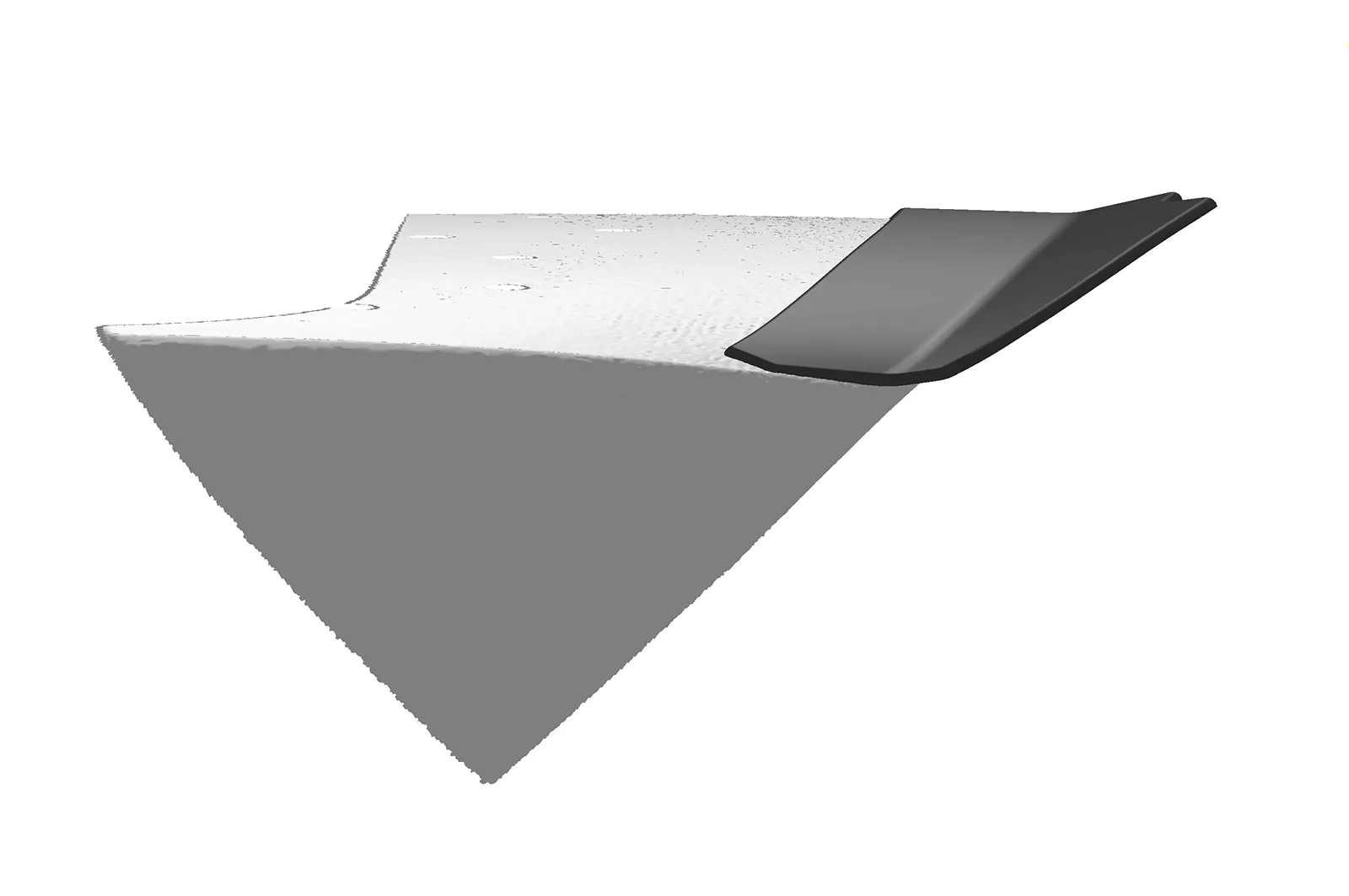 Heckflügel mit ABE für Hyundai I30 PD HF656 Strukturiert (schwarz matt)