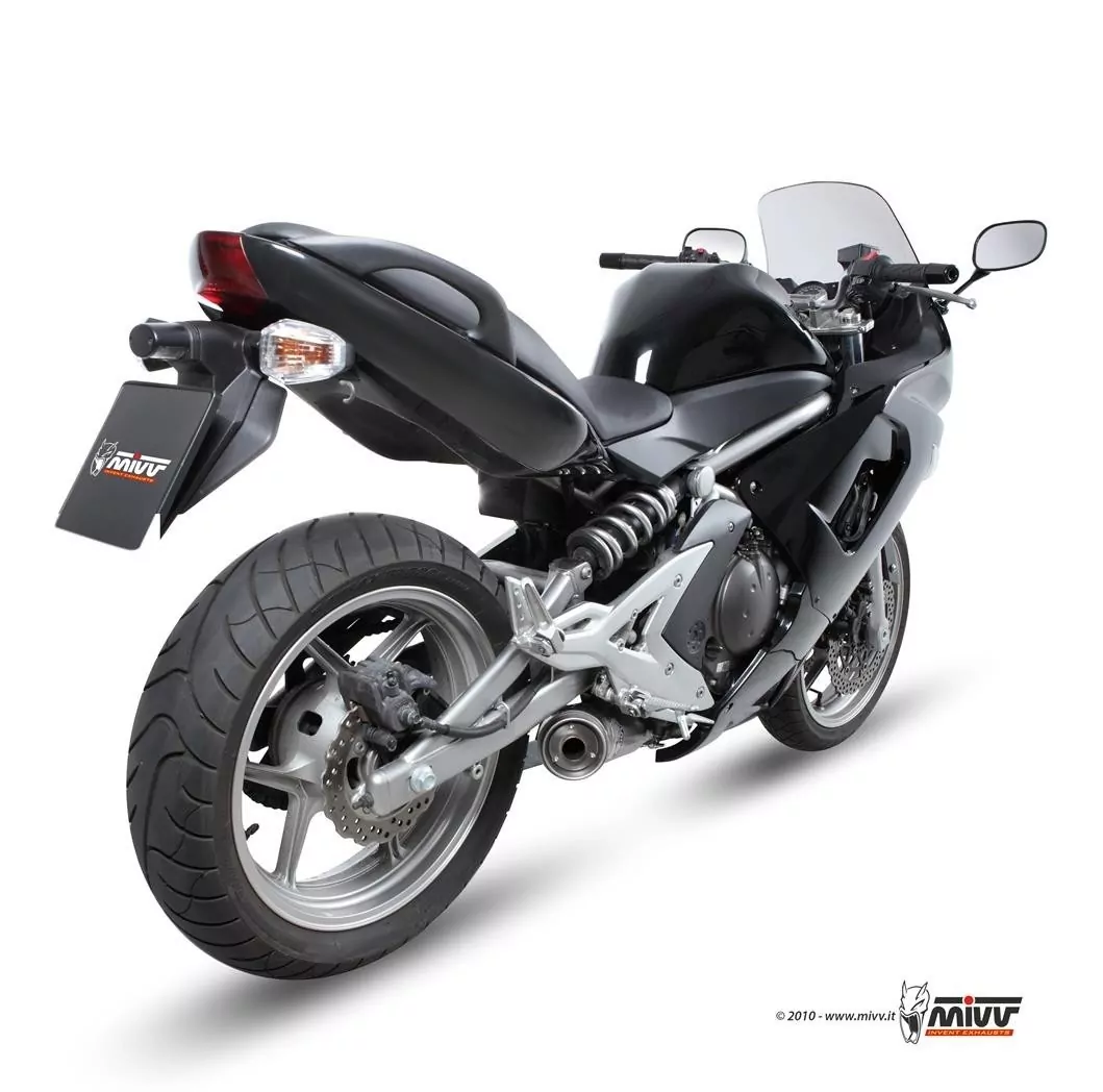 MIVV Ghibli Edelstahl Kawasaki Versys 650 ´06/14 - ER-6 N/F ´05/11