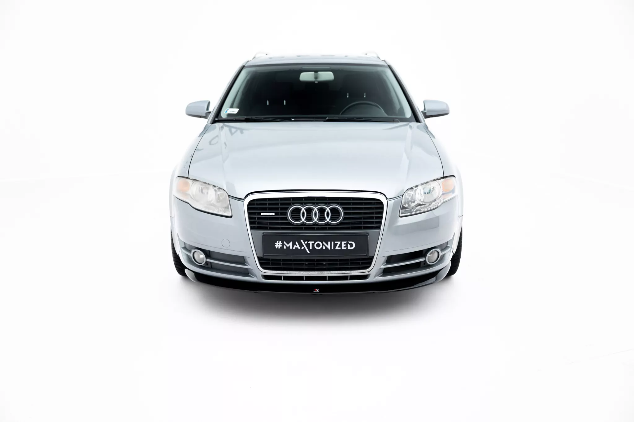 Front Ansatz Passend Für Passend Für AUDI A4 B7 Schwarz Hochglanz Schwarz Hochglanz