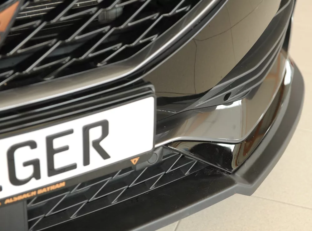Rieger Spoilerschwert matt schwarz für Cupra Leon (KL) 5-tür. (ST/Sportstourer) 09.20-06.24 (bis Facelift)
