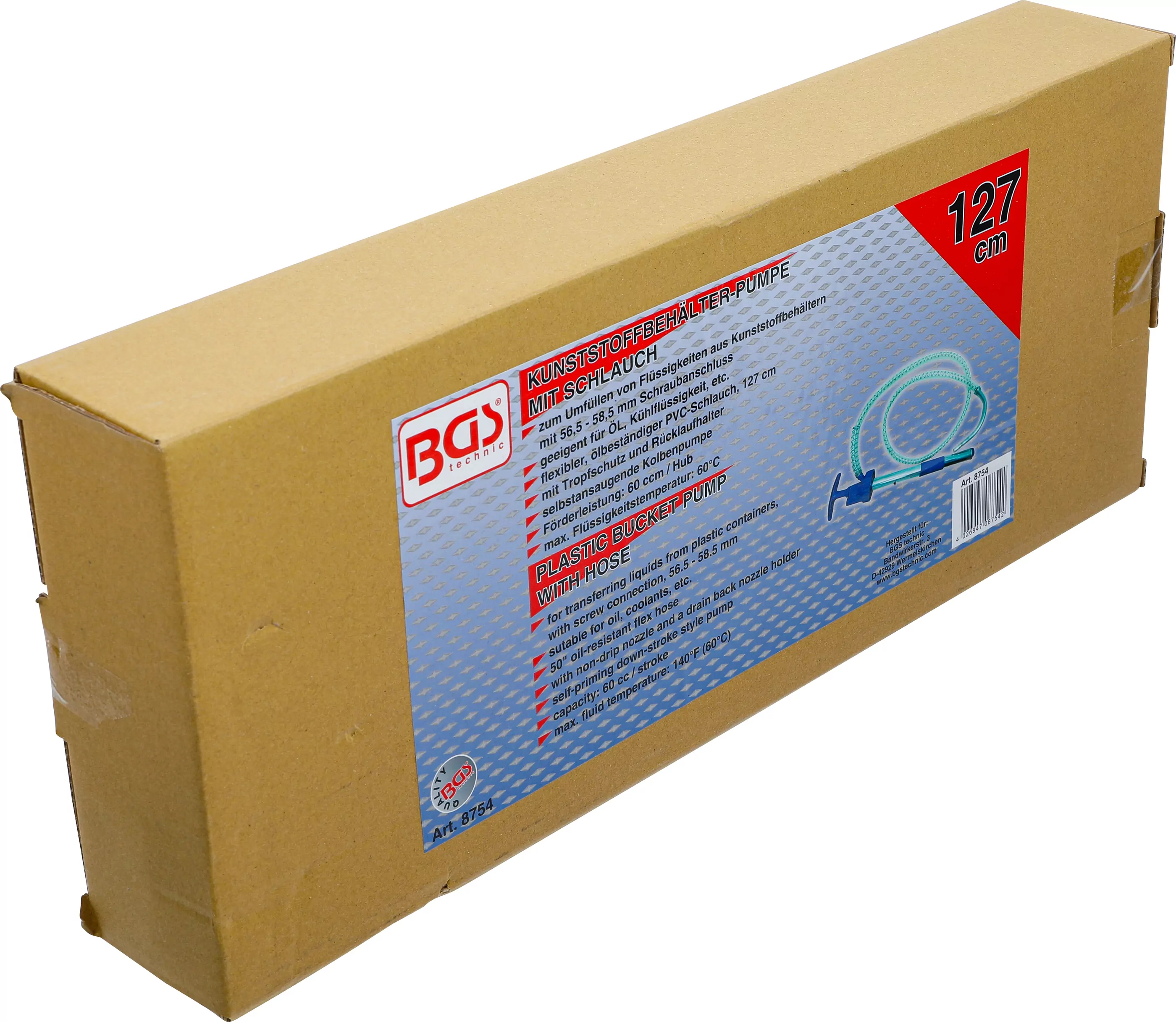 Hebel-Pumpe für Kunststoffbehälter