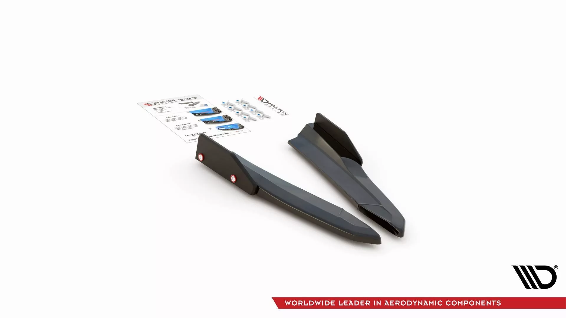 Heck Ansatz Flaps Diffusor +Flaps Für V.2 Skoda Octavia RS Mk4
