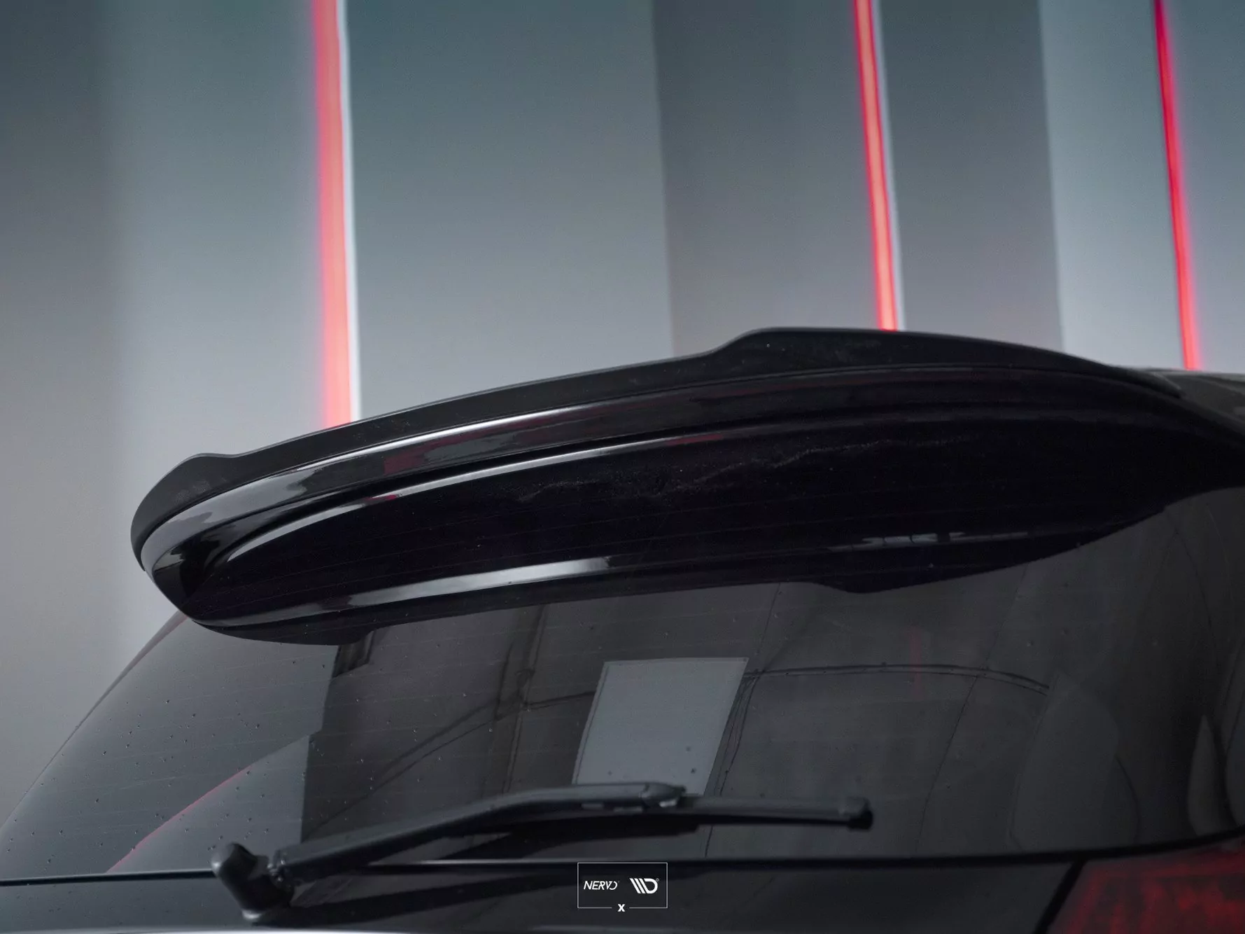 Spoiler CAP Passend Für Passend Für BMW 1er E81/ E87 FL (AERO SPOILER) Schwarz Hochglanz Schwarz Hochglanz