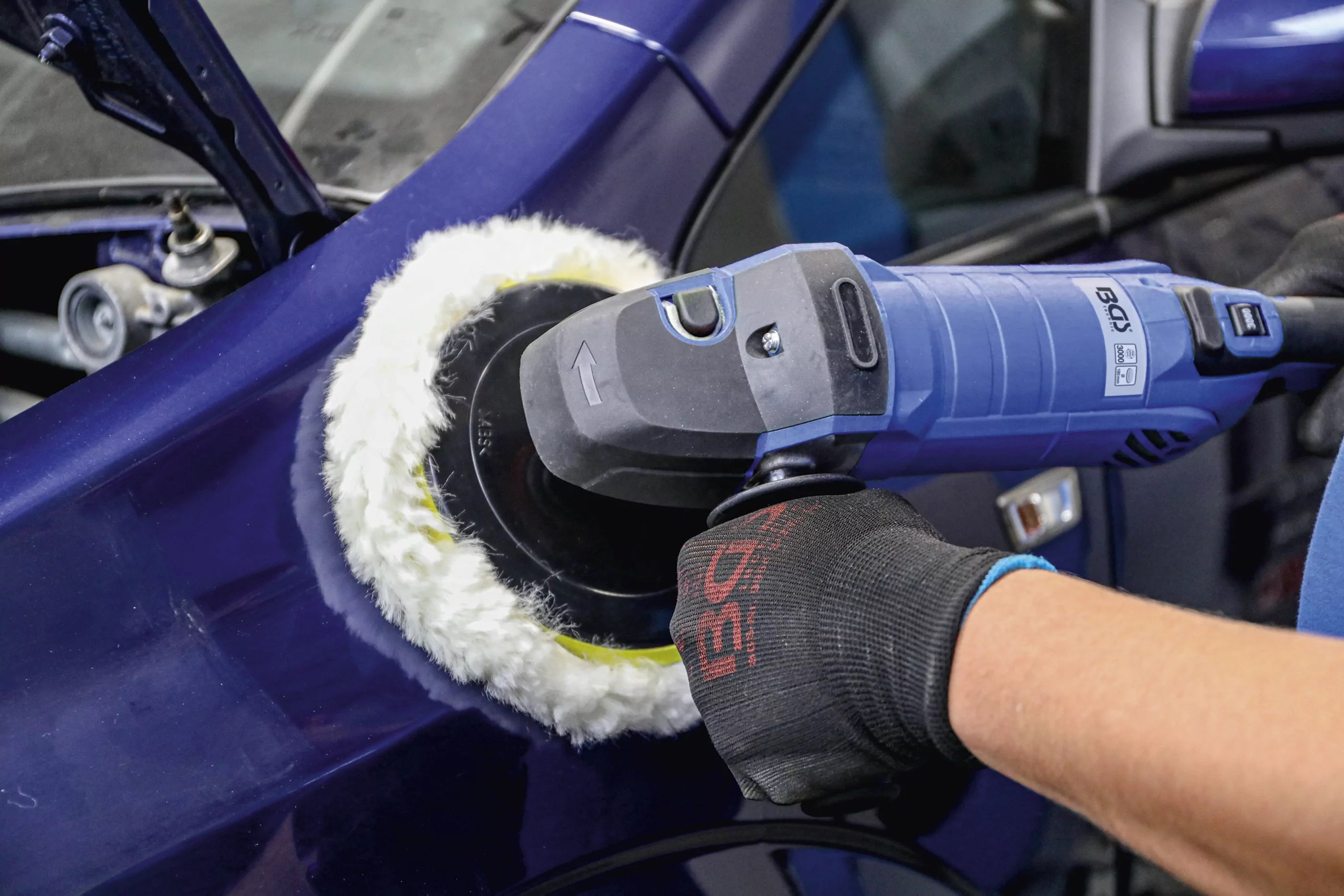 Elektro-Poliermaschine | max. 3000 U/min | 1300 W | Ø 180 mm