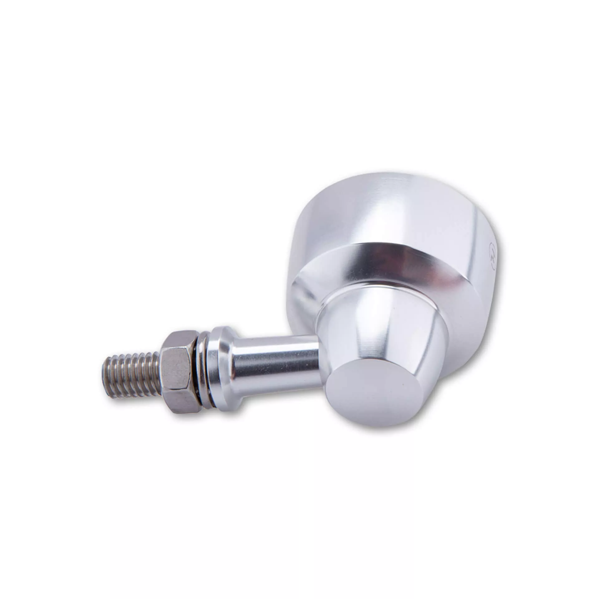 HIGHSIDER Pro Classic-X1 LED Indicator Gehäuse  Silber / Linse Rauchgrau (Paar), Vorn & Hinten
