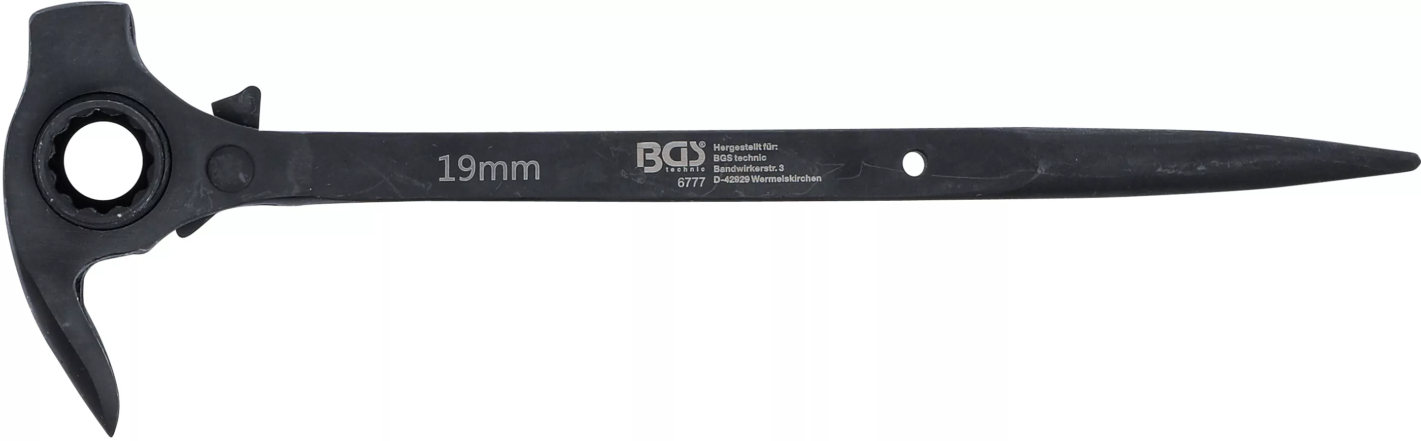 Gerüstbauer-Knarre | 4-in-1 | SW 19 x 22 mm