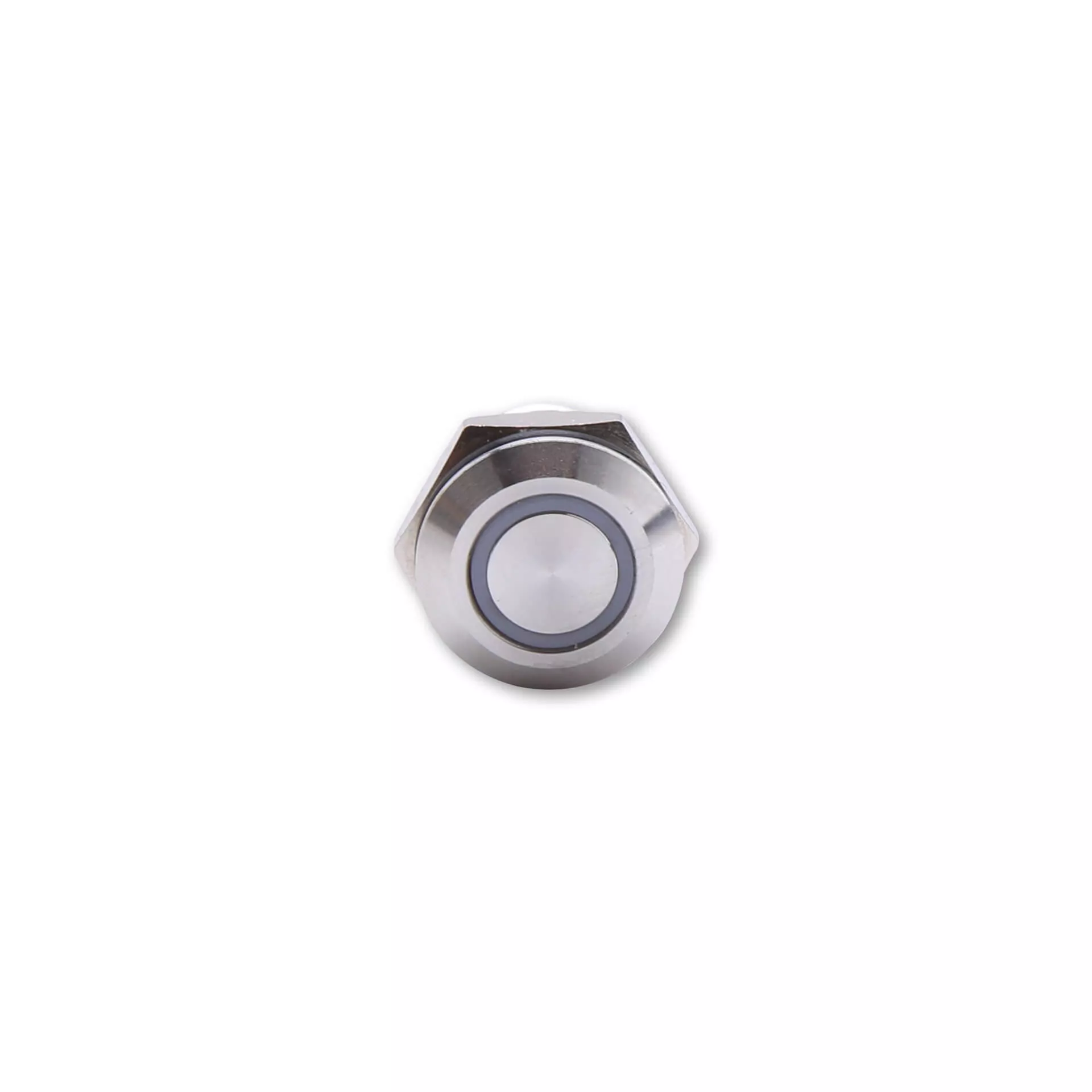 HIGHSIDER Pushbutton Stainless Steel With LED Illuminated Ring In Different Colours (M12) 1pc