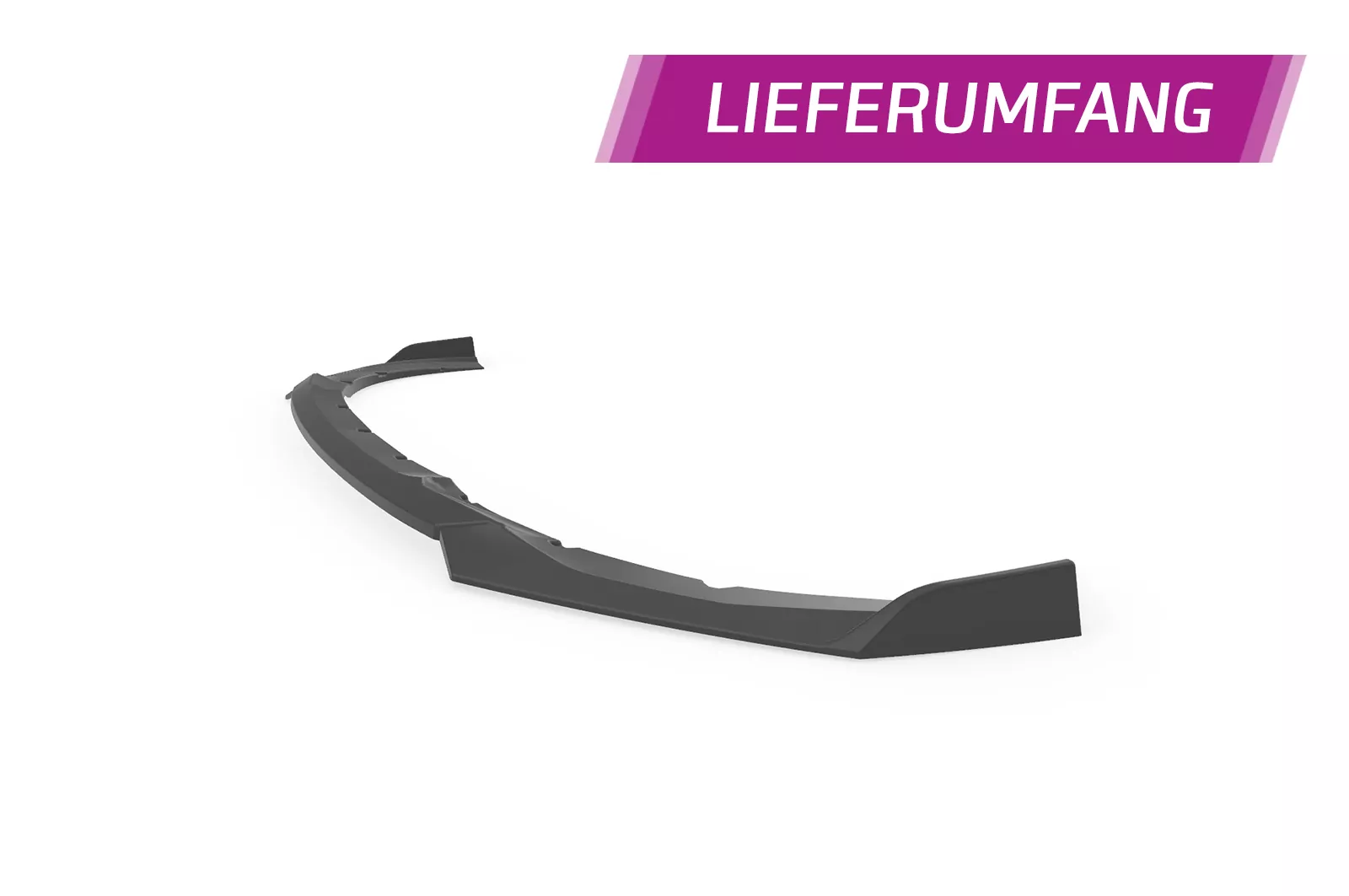 Cup-Spoilerlippe mit ABE für BMW 2er G42 M-Paket/M240i CSL716 Schwarz Strukturiert