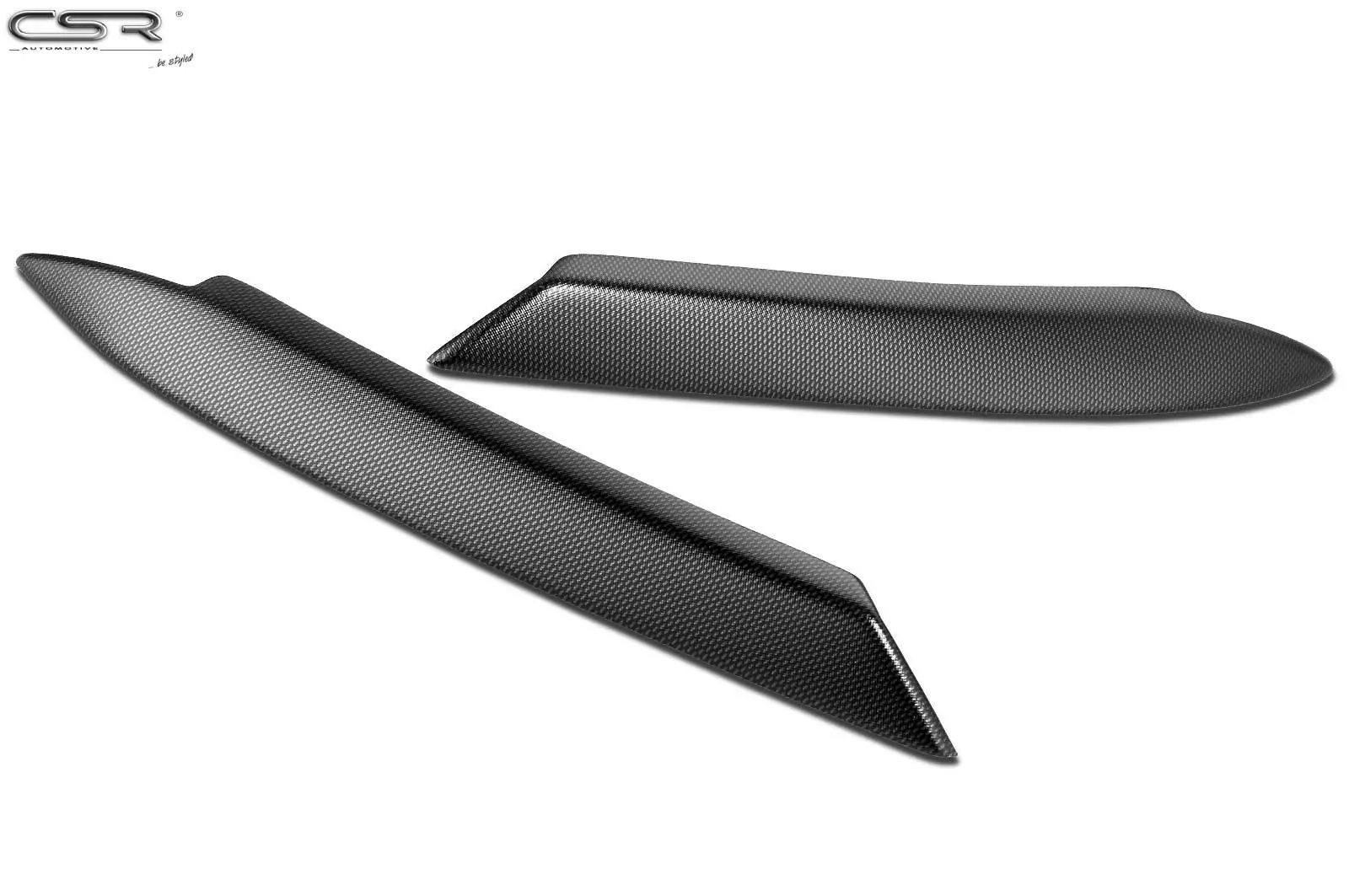 Scheinwerferblenden Carbon Look für Skoda Octavia 3 Typ 5E SB197-C Carbon Look Hochglanz