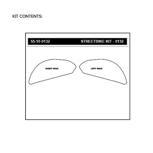 Stompgrip Traction Pad Volcano für Honda CRF1000 L Africa Twin 16-22 Klar