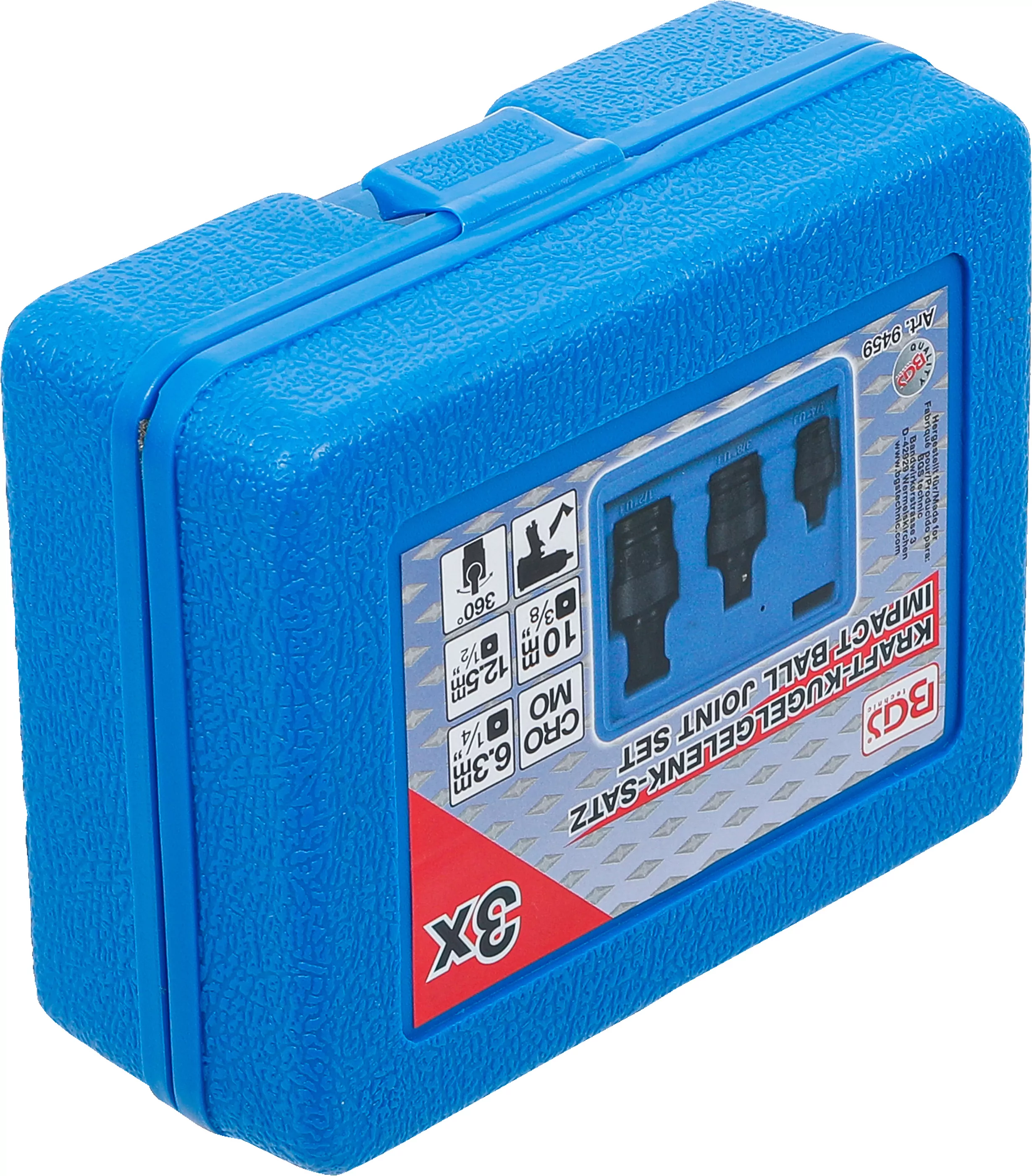 Kraft-Kugelgelenk-Satz | 3-tlg.