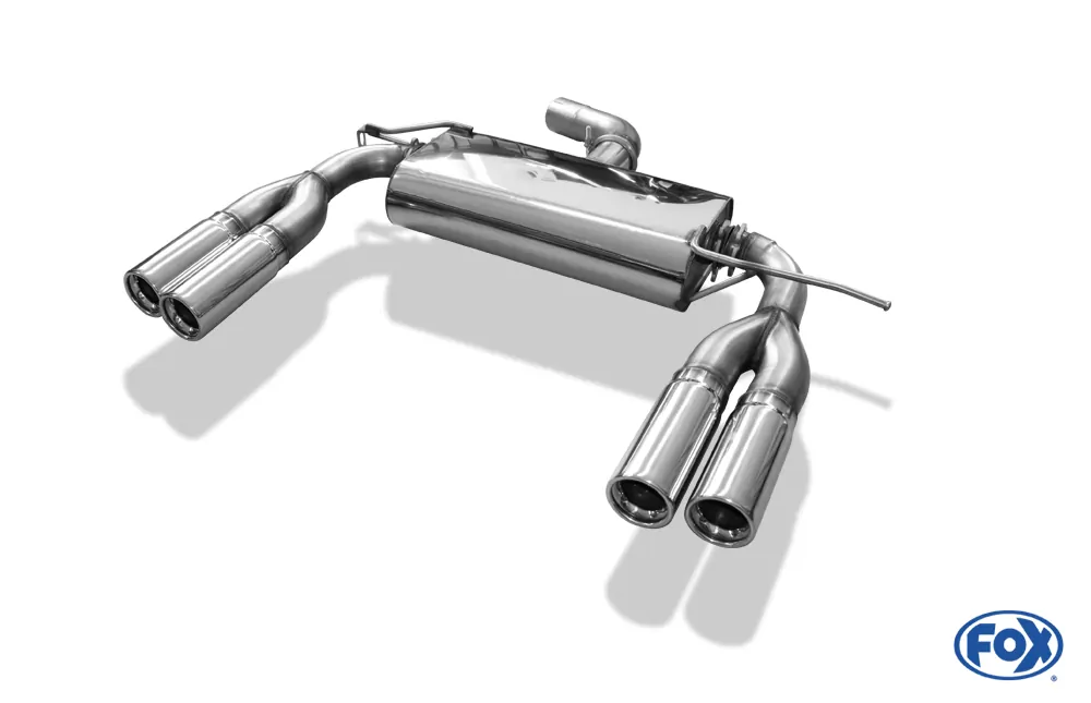 VW EOS - 1F Endschalldämpfer einseitig - 2x76 Typ 13 rechts/links