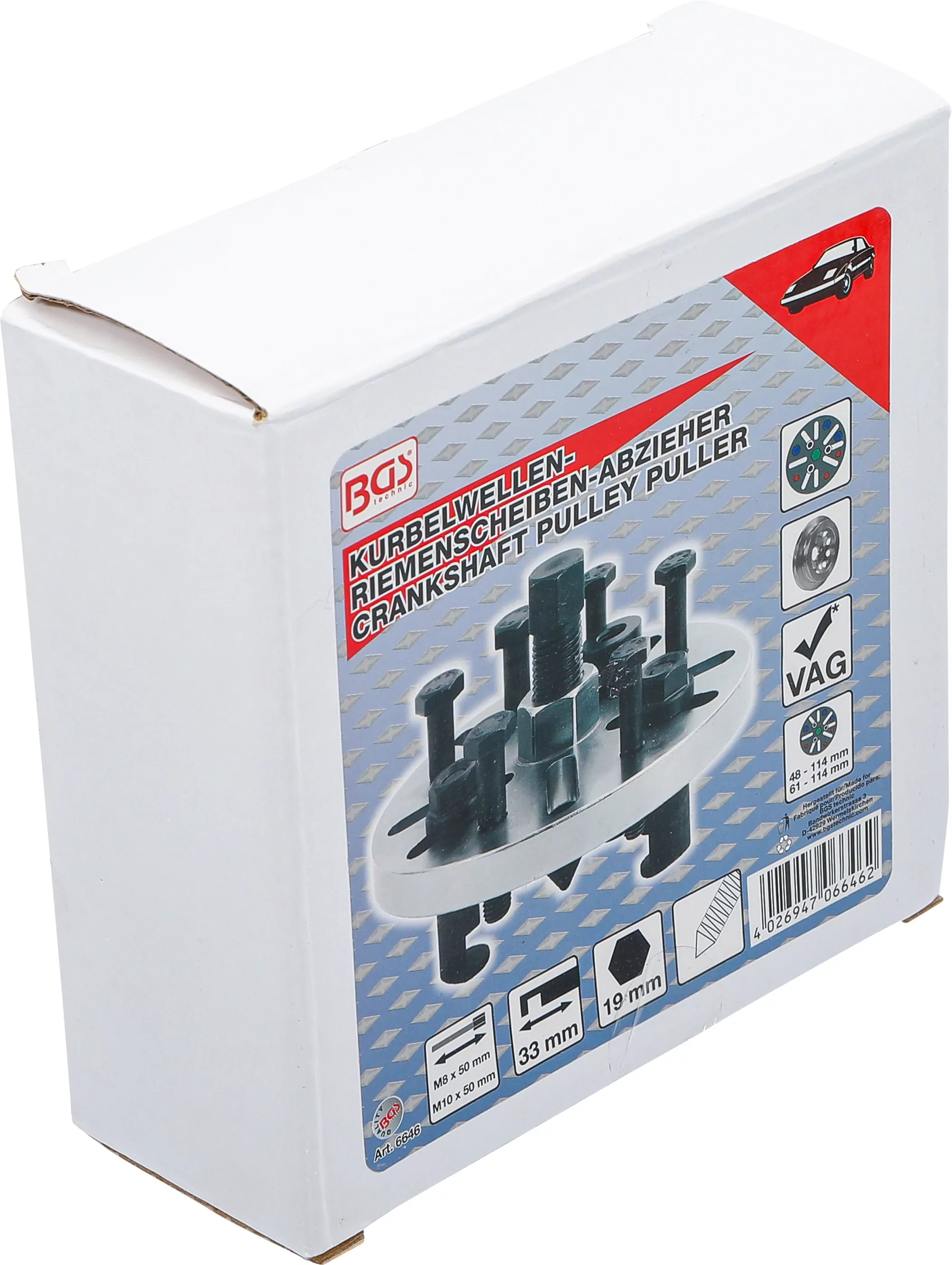 Kurbelwellen-Riemenscheiben-Abzieher | universal