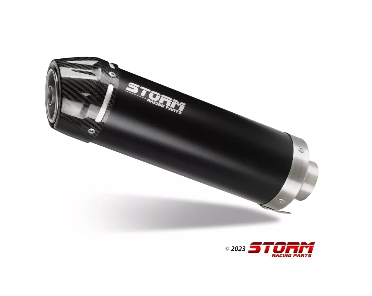 STORM By MIVV GP-C Edelstahl Schwarz VOGE BRIVIDO 125 R 23-24