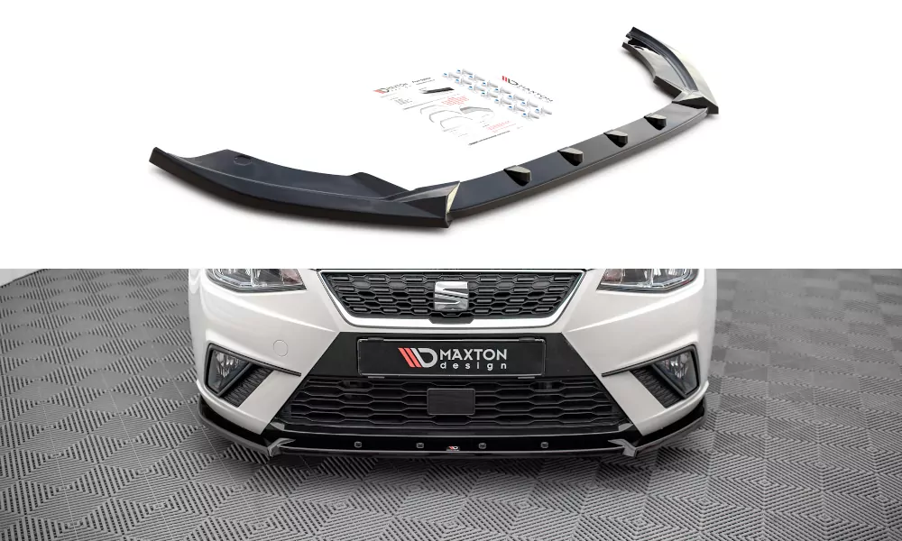 Street+ Spoilerlippe Front Ansatz V.1 Passend Für Seat Ibiza FR/ Standard Mk5 
