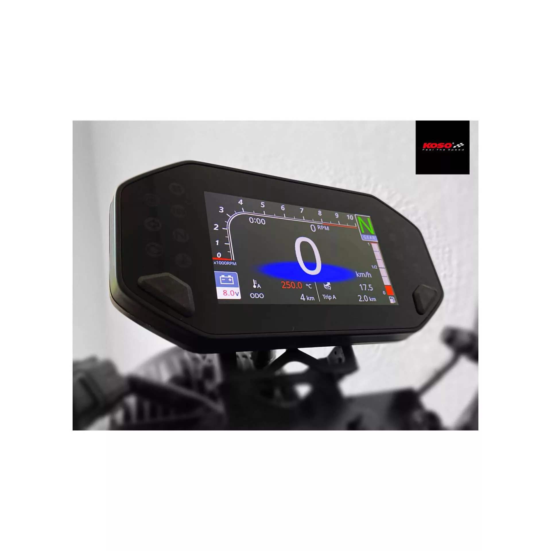 KOSO Digitales Multifunktions-Cockpit RX-4 für MT-07/09, XSR 700/900 mit ABE