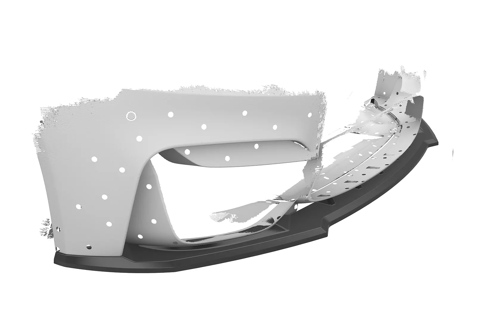 Cup-Spoilerlippe mit ABE für BMW M4 F83 / F82 CSL433 Strukturiert (schwarz matt)